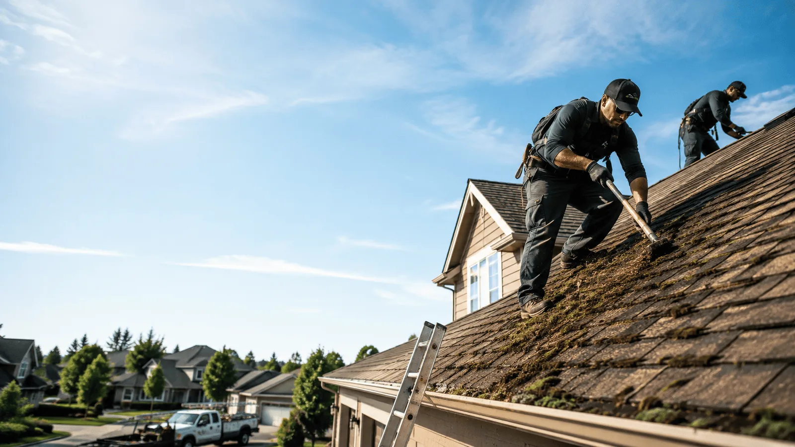 Roof Moss Removal in Cabery, IL near me